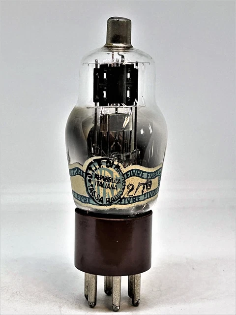75 cv1419 tube nos Fivre Italy black plate brown base driver 300b square getter