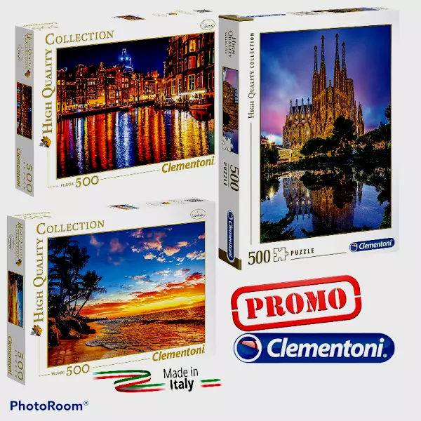 Puzzle 500 Pezzi Squares Colorboom Collection CLEMENTONI - 35094