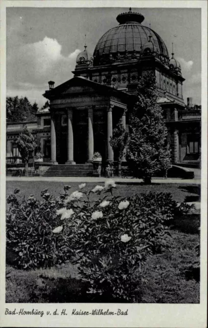 Bad Homburg vor der Höhe alte AK Hessen ~1930 Partie am Kaiser Wilhelm Bad