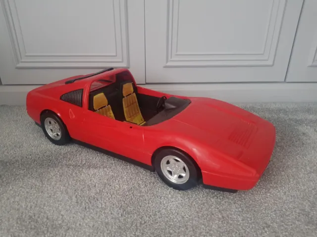 Vintage 80s Toy - 80s Barbie Ferrari Toy Car 1986.