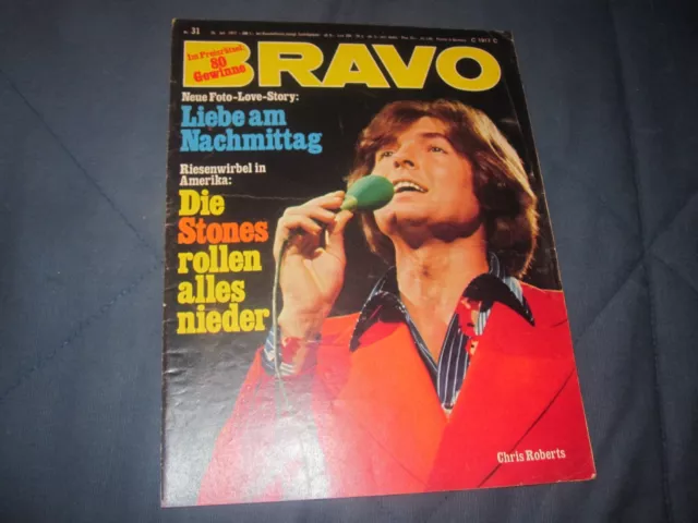 Bravo 26.7.1972 31/72 mit Middle of the Road Poster Heft komplett