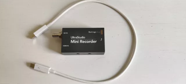 USED Blackmagic Design UltraStudio Mini Recorder SDI/HDMI with Thunderbolt cable