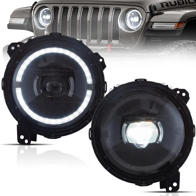 VLAND LED HEADLIGHTS For 20182024 Jeep Wrangler JL JLU JT Rubicon
