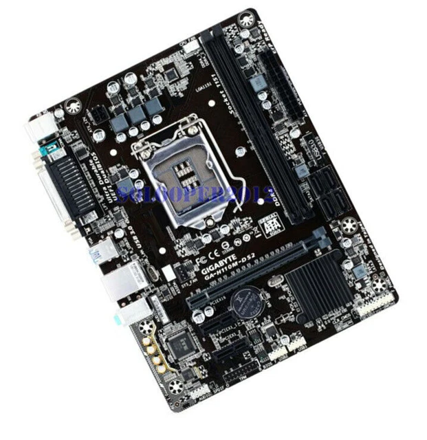 GIGABYTE GA-H110M-DS2 LGA 1151 Intel H110 Motherboard DDR4 USB 3.0 ...