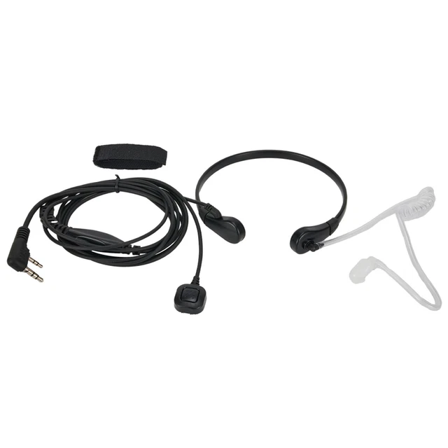 VIBRATION SENSORS THROAT Mic Earpiece for Baofeng UV5R 888s Radio Walkie Talkie EUR 12,31