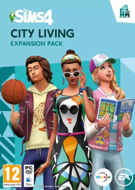 The Sims 4 City Living EP3 PCWin | Code In A Box | Video Game | English