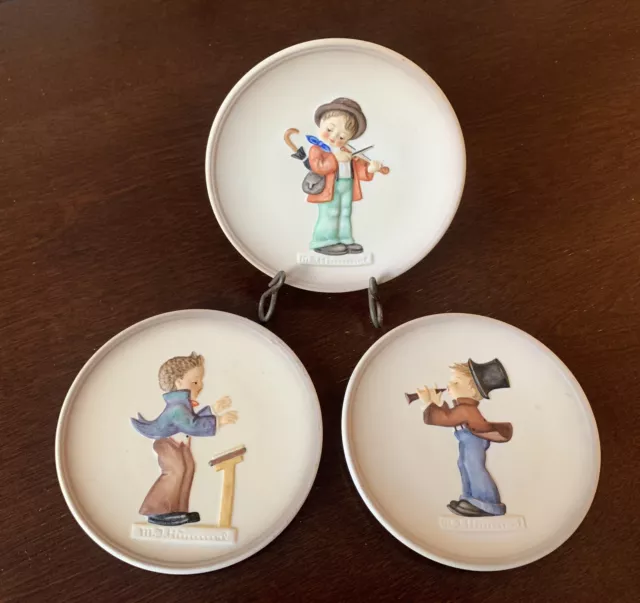 MJ Hummel/Goebel "Little Music Makers" Miniature Plates (Set of 3)