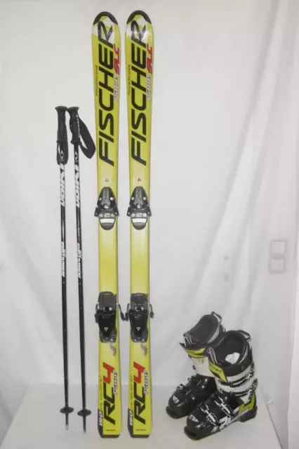 Fischer " Rc4 " Ski Junior Allround Carver 150 Cm + Skischuhe Gr.: 41 Im Set.