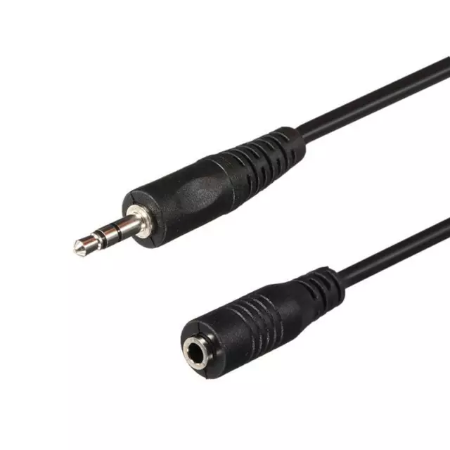 3.5mm Male to Female Stereo Headphone MF Audio Extension Cable for PC MP3 15Ft