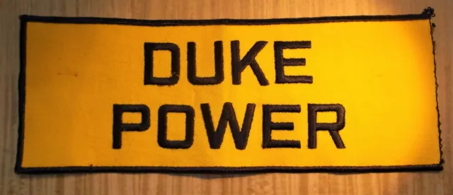 GEMSCO NOS Vintage Patch DUKE POWER - ARM BAND - OR - JACKET BACK Original 1980