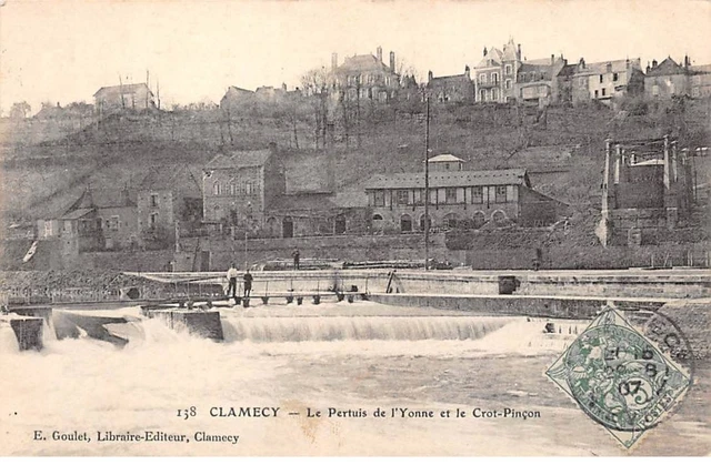 58 - CLAMECY - SAN51758 - Le Pertuis de l'Yonne et le Crot Pinçon