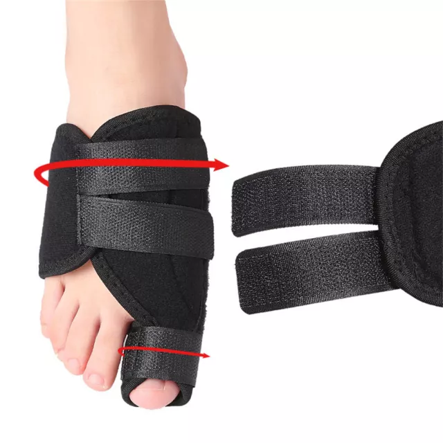 2PC Big Toe Straightener Bunion Hallux Valgus Corrector Splint Pain Relief Brace