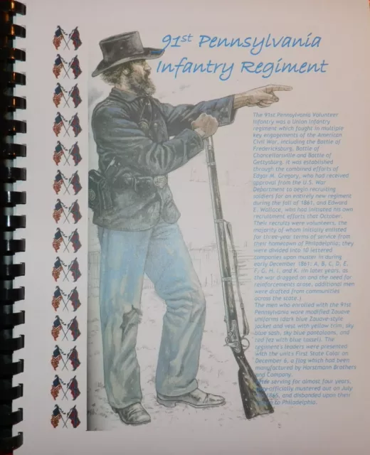 Civil War History of the 91st Pennsylvania Infantry Regiment