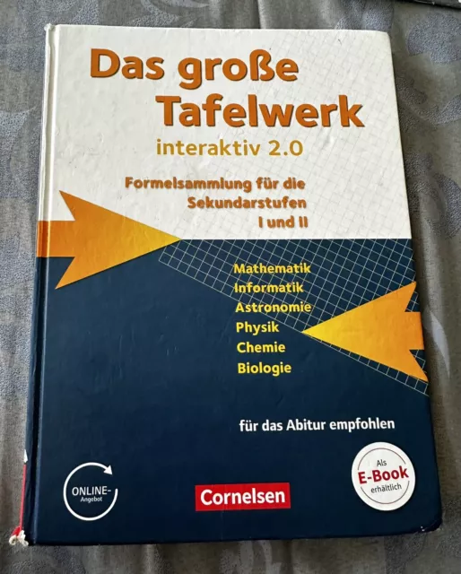 Das große Tafelwerk interaktiv 2.0, Formelsammlung der Sekundarstufen I und II