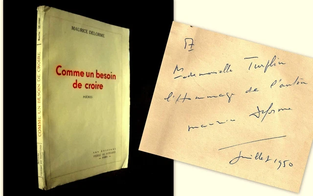 Échos De La Montagne – Pierre Vergnes – Poésie Auvergne 1936 – Édition Signée