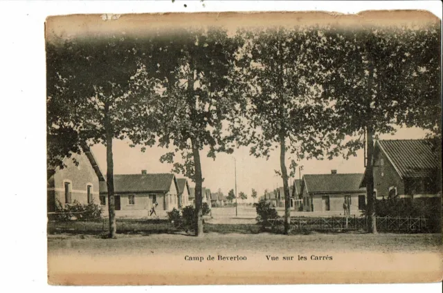 CPA Carte postale Belgique Beverloo Camp- Vue sur les carrés 1921 VM30442at