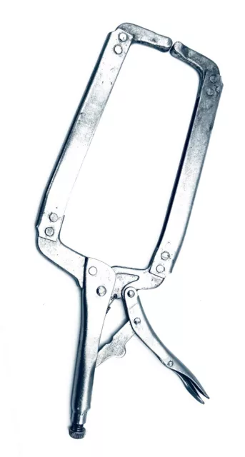 18" Adjustable Locking C-Clamp Vise Grip Pliers for Metalworking & Welding