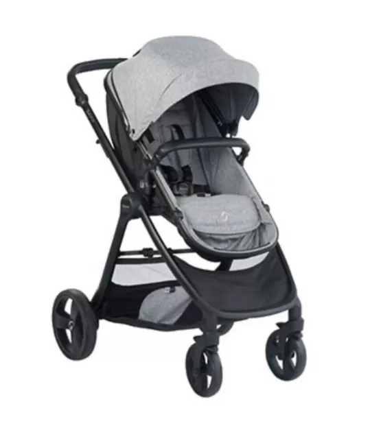 STEELCRAFT  Savvi - Grey Pram/Bassinet Convertible Seat Stroller