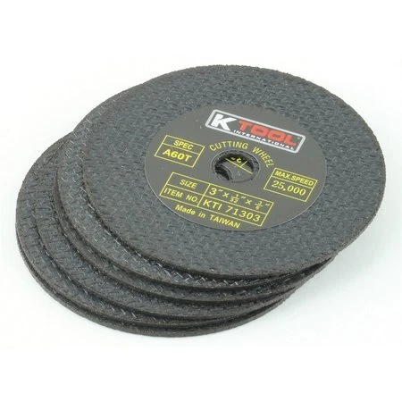 K-TOOL INTERNATIONAL KTI71303 Cut-Off Wheel,6/Pk,3"X1/32"