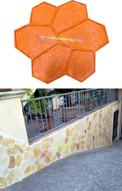 Moules en plastique pour béton et plâtre mur pierr... – Grandado Moules en plastique pour béton et plâtre mur pierr... – Grandado