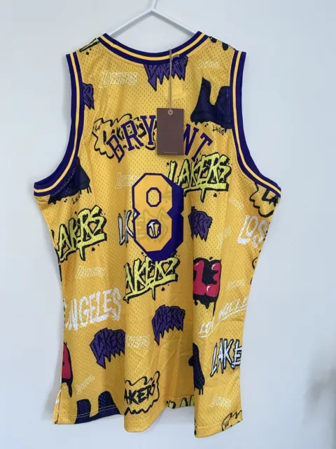 Mitchell & Ness Nba Slap Sticker Swingman Jersey La Lakers 1996 Kobe Bryant-2Xl