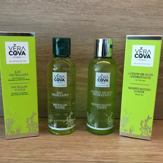 VERACOVA – Eau Micellaire 200 ml + Lotion de Soin Hydratante au Thé Vert 200ml