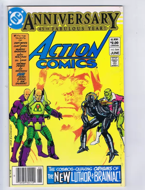 Action #544 DC Pub 1983 Canadian Price Variant.