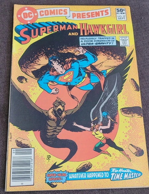 DC Comics Presents 37 VF/NM Superman, Hawkgirl, 1981 Jim Starlin ~ High Grade