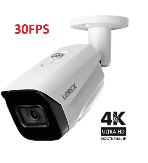 NEW LOREX 4K Bullet Smart IP Security Camera LNB9252B Listenin Audio