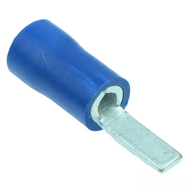 10 x Blue 9mm Blade Terminal Crimp Connector