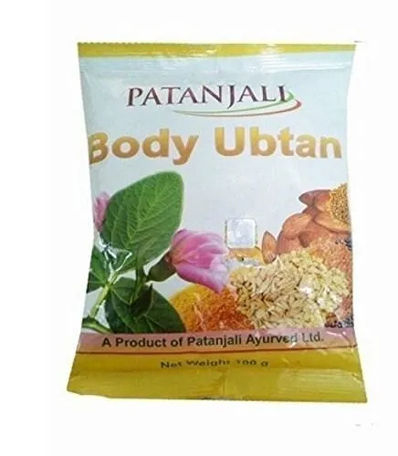 Patanjali Body Ubtan Face Pack Face Mask - 100 Gm for Glowing & Fairness Skin