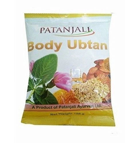 Patanjali Body Ubtan Face Pack Face Mask - 100 Gm for Glowing & Fairness Skin
