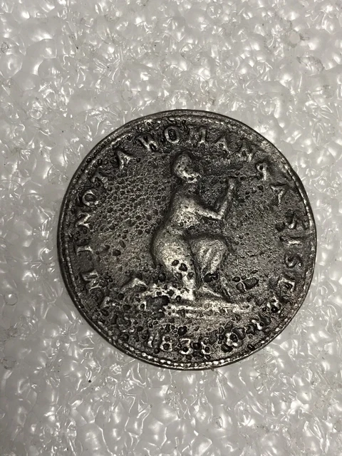 “1838” us pre- civil war hard times NYC anti slavery abolitionist token