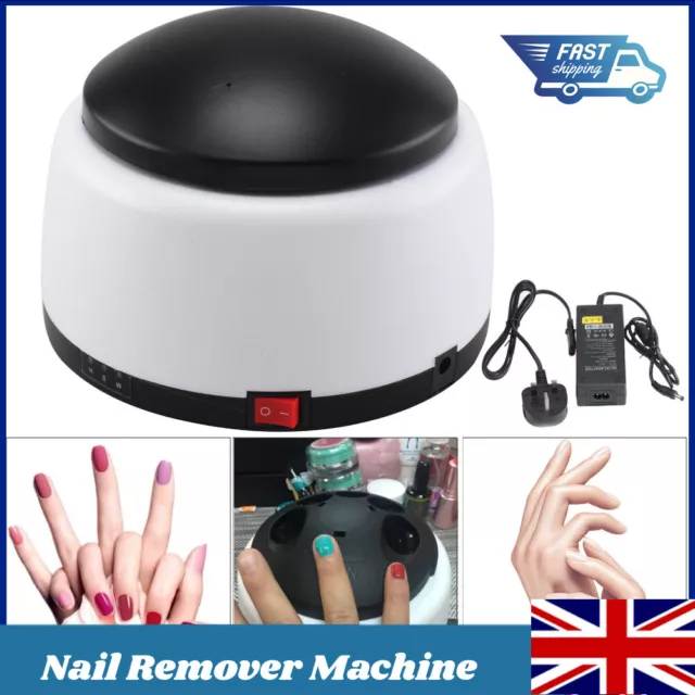 Fast Nail Gel Polish Remover Machine 52℃ Steam Off Gel Nail Steamer tools Lot UK