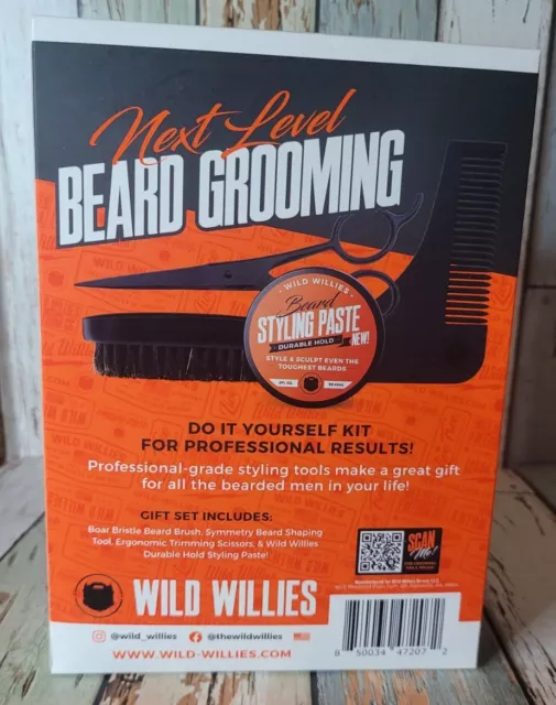 Wild Willies The Closer Beard Kit Juego de Regalo Profesional - Nuevo 2