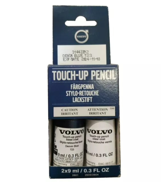 Volvo Touch Up Stylo Set Pinceau Peinture 2 Manteau Tout Neuf Véritable Divers