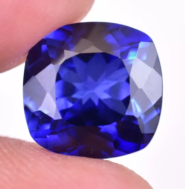 50+ Ct Natural Kashmiri Big Size Royal Blue Sapphire Gemstone GIE+ Certified 3