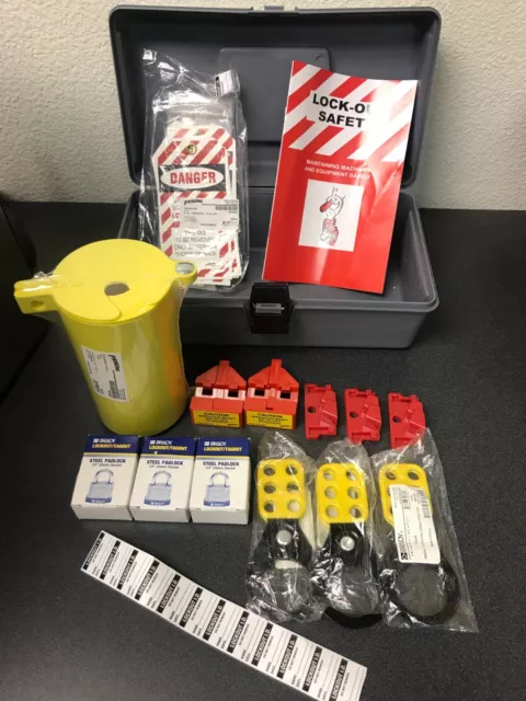 Brady Lockout/Tagout Safety Kit Y382910 LKY-TKLBOX