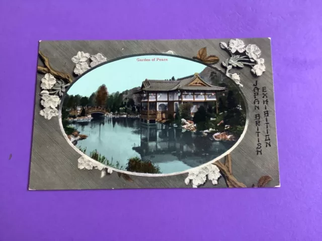 Großbritannien Japan Britische Ausstellung Garten des Friedens Vintage Postkarte R46557