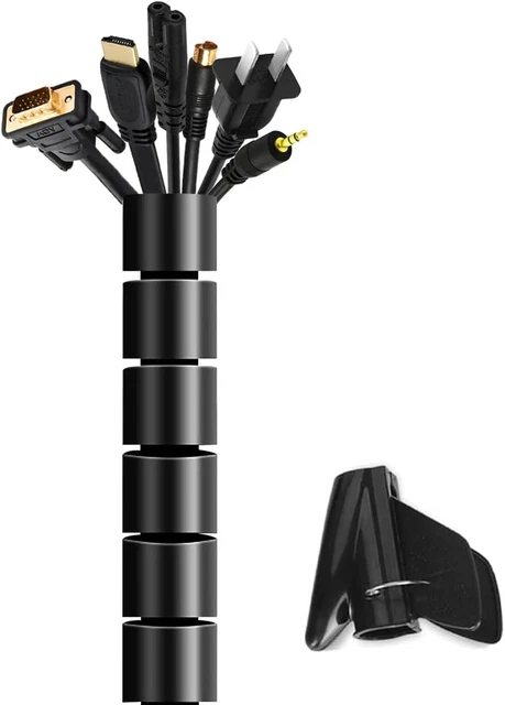 Guaina Per Cavi Elettrici - 2 Pezzi Da 1.5m, Diametro 12-20mm - Protezione Da Animali E Disordine - Foto 8