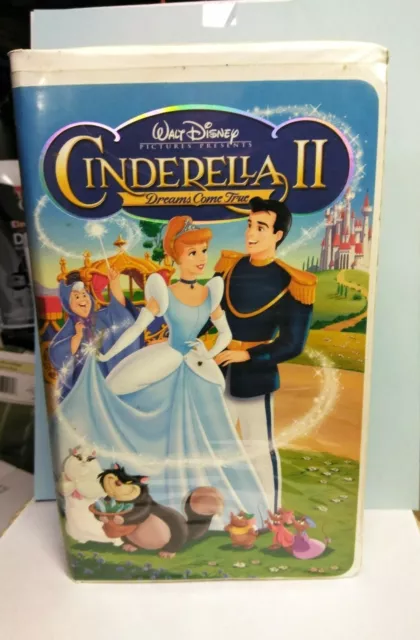 Walt Disneys Cinderella II 2 Dreams Come True (VHS, 2002) 010802 RELEASE VERSION