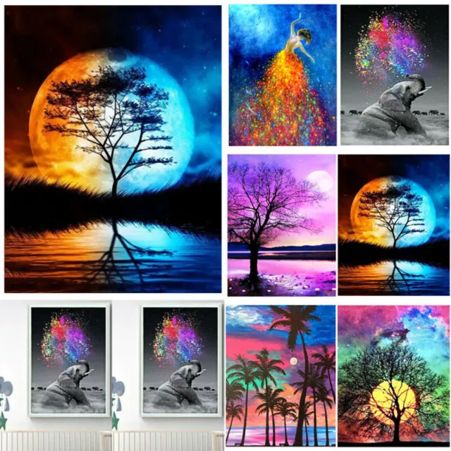 5D Full Drills Diamond Painting Embroidery Art Decor Cross Stitch Kits DIY HOT