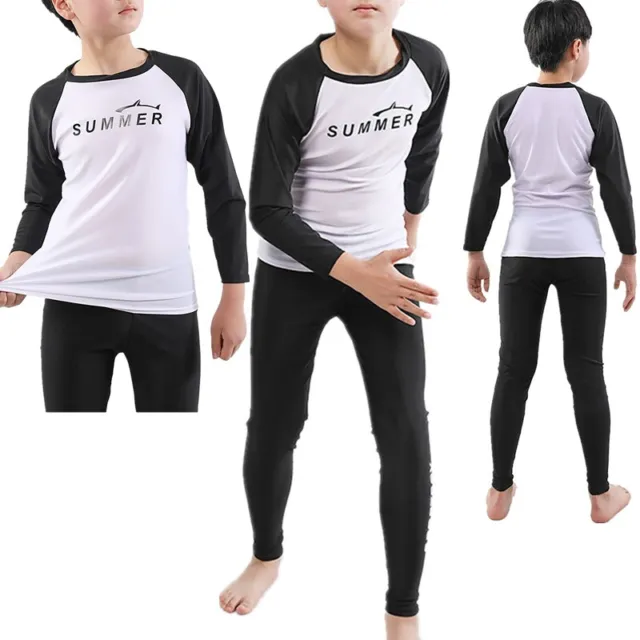 Kids Boys Tracksuits Color Block Activewear Spring Outfits Athletic Pants Teens