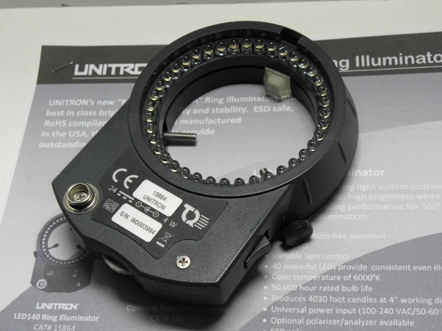 UNITRON LED140 Ring Illuminator