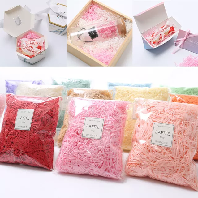 Luxury Soft SHREDDED Tissue Paper Packaging Filler Gift Box Hamper Recyclable U.