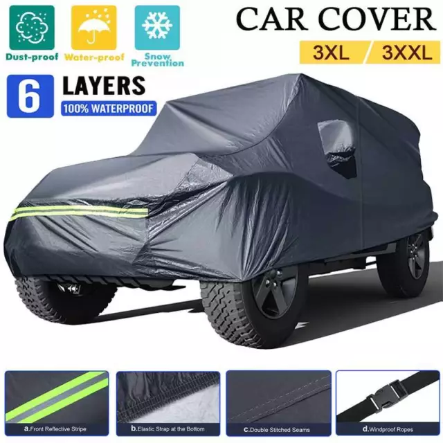  Waterproof Car Cover Replace for Volkswagen Beetle 1960-1980，6  Layers All Weather Car Covers with Zipper Door for Snow Rain Dust Hail  Protection : Automotive