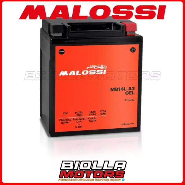 2020 Mb14L-A2 Malossi Gel Triumph Trident 660 660 660 2023 Battery Yb14L-A2 441