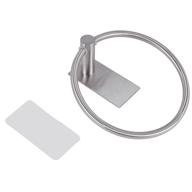 Towel /Hand Towel Holder - Self Adhesive Round Towel Rack Hand Towel Bar foA2