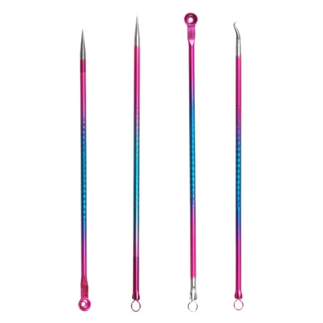 4 pezzi ago rimozione punti neri estrattore brufoli popper per acne comedone V9C9
