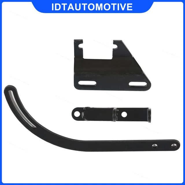 Chevy SBC Black Alternator Bracket Short Water Pump Drivers Side 283 305 327 350 Chevy SBC Black Alternator Bracket Short Water Pump Drivers Side 283 305 327 350